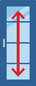 Diagram of a Porch Conversions classic door