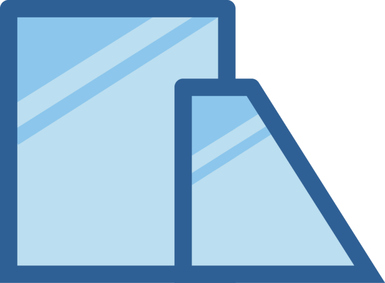Diagram of Porch Conversions fixed lite lip and trap frames