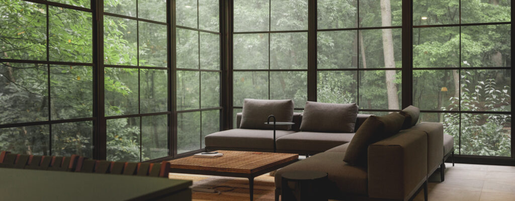 Inside the Turner Home, enclosed with Porch Conversions screen and vinyl windows